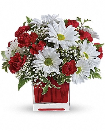 Red And White Delight by Teleflora Bouquet